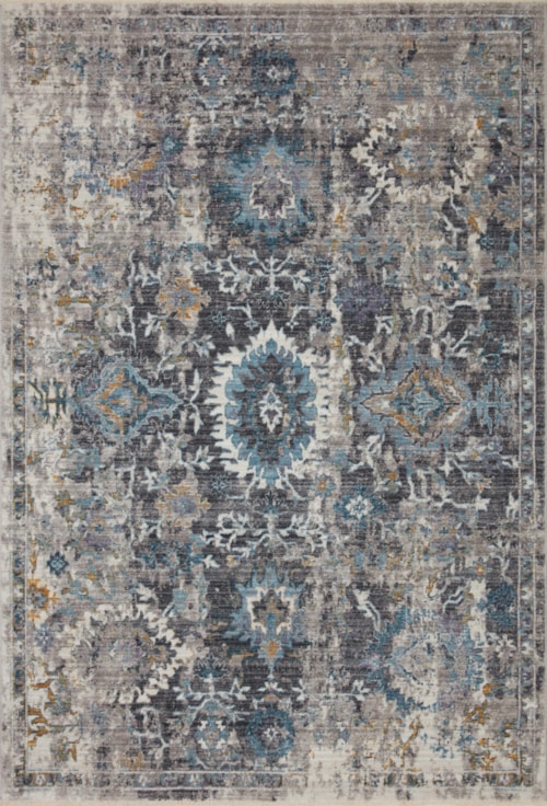 2'7" x 8'0" Grey / Multi Runner Rug