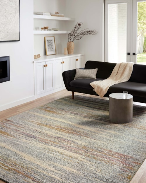 5'5" x 7'6" Pebble / Multi Rectangle Rug