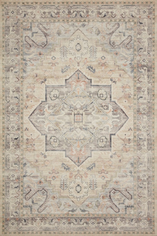 18" x 18" Multi / Ivory Sample Rug