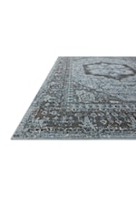 Loloi Rugs Odette 9'2" x 9'2" Round Sky / Charcoal Rug
