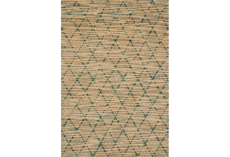 BEACON 1'6" x 1'6"  Aqua Rug by Reeds Rugs at Reeds Furniture