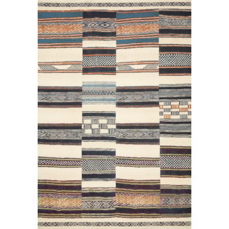3'11" x 5'11" Ivory / Multi Rug