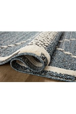 Loloi Rugs Fabian 18" x 18" Charcoal / Ivory Sample Rug