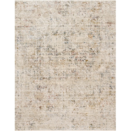 6'7" x 9'6" Multi / Natural Rug
