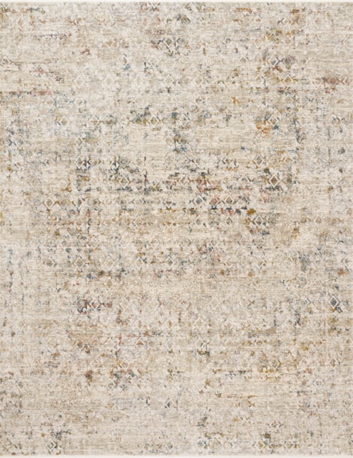 6'7" x 9'6" Multi / Natural Rug