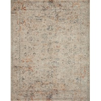 5' x 7'8" Silver / Spice Rectangle Rug