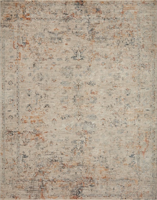 18" x 18" Silver / Spice Sample Rug
