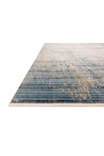 Loloi Rugs Claire 1'6" x 1'6"  Ocean / Gold Rug