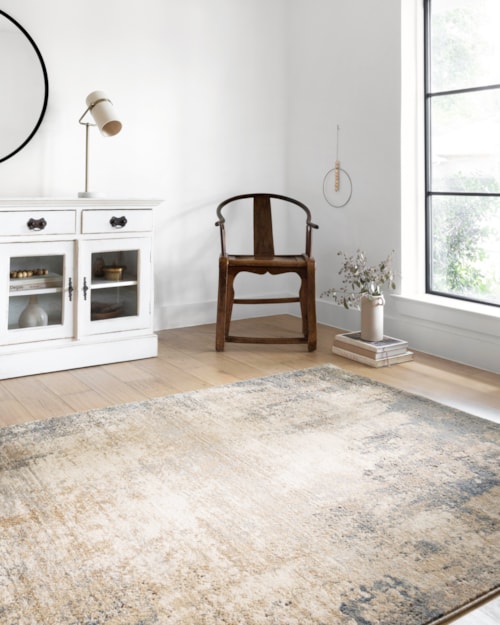 18" x 18" Ivory / Mist Sample Rug