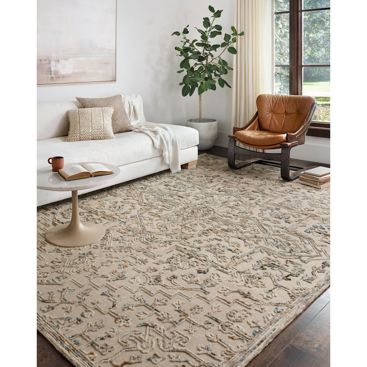 Loloi Rugs Halle 18" x 18"  Rug