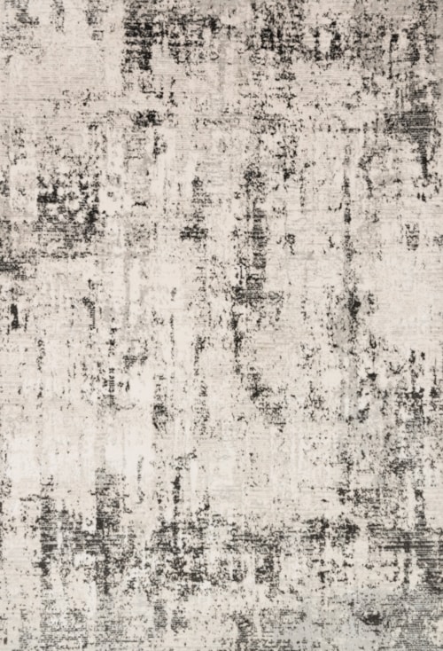 18" x 18" Silver / Graphite Sample Rug
