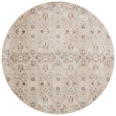 3&apos;7&quot; x 5&apos;2&quot; Granite / Ivory Rug