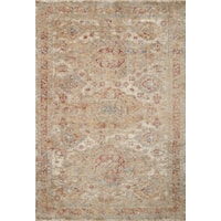 18" x 18" Gold / Taupe Sample Rug