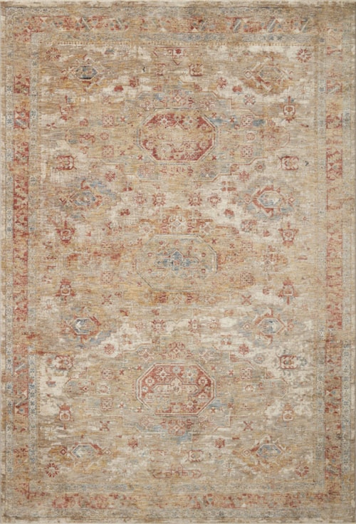 18" x 18" Gold / Taupe Sample Rug