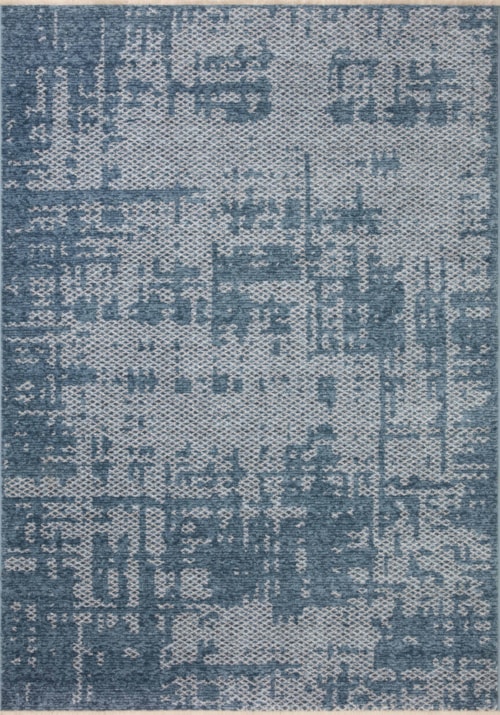 18" x 18" Denim / Dove Sample Rug