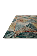Reeds Rugs Spectrum 2'0" x 5'0" Lagoon / Spice Rectangle Rug