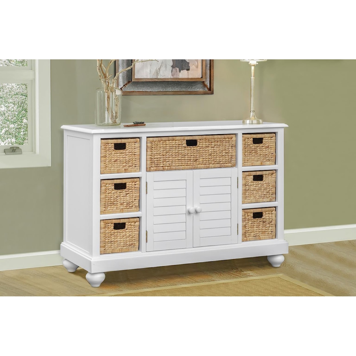 Cottage Creek Furniture Bahamas Basket Cabinet