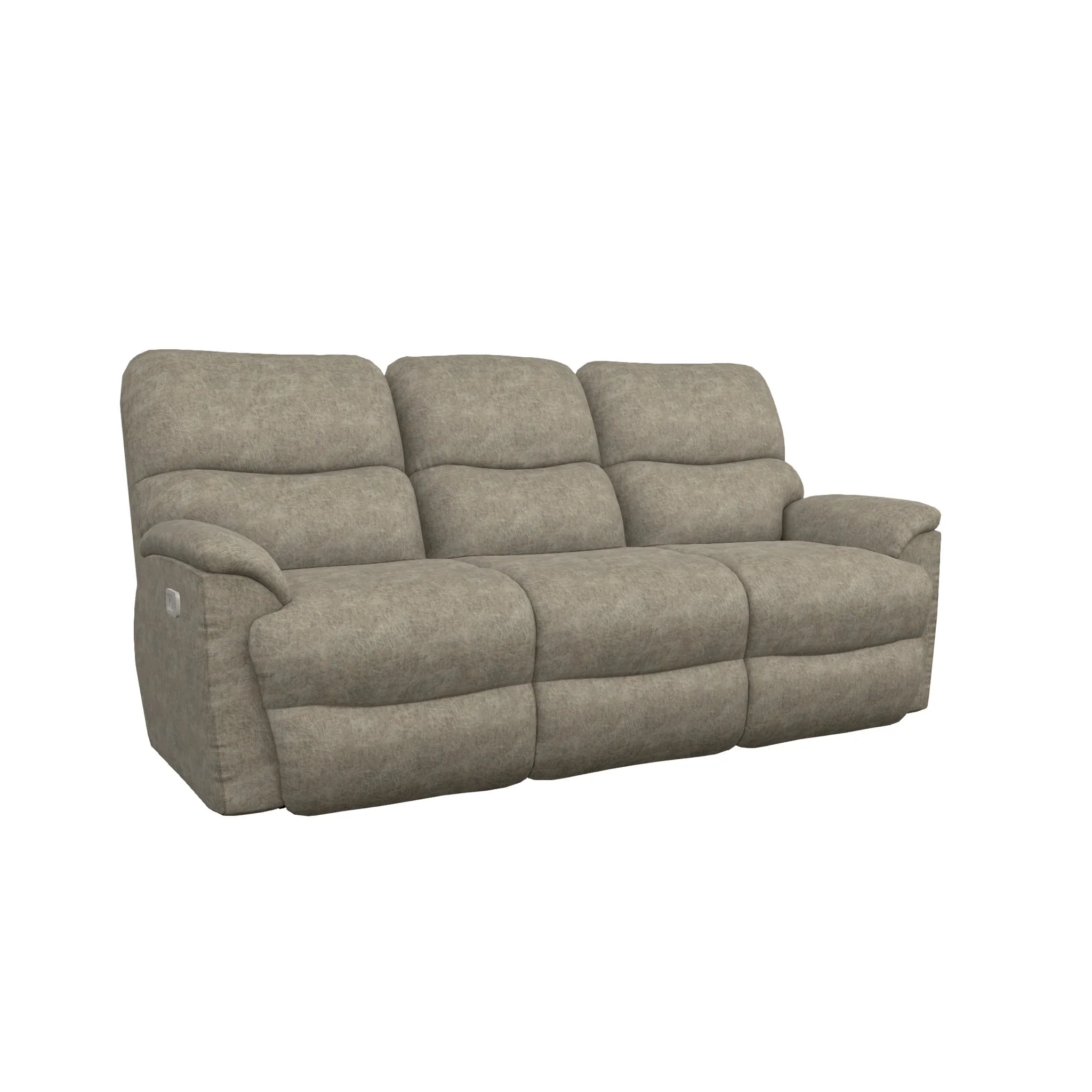 LaZBoy Trouper 20889 Power Reclining Sofa w/ Headrest VanDrie Home Furnishings Reclining Sofa