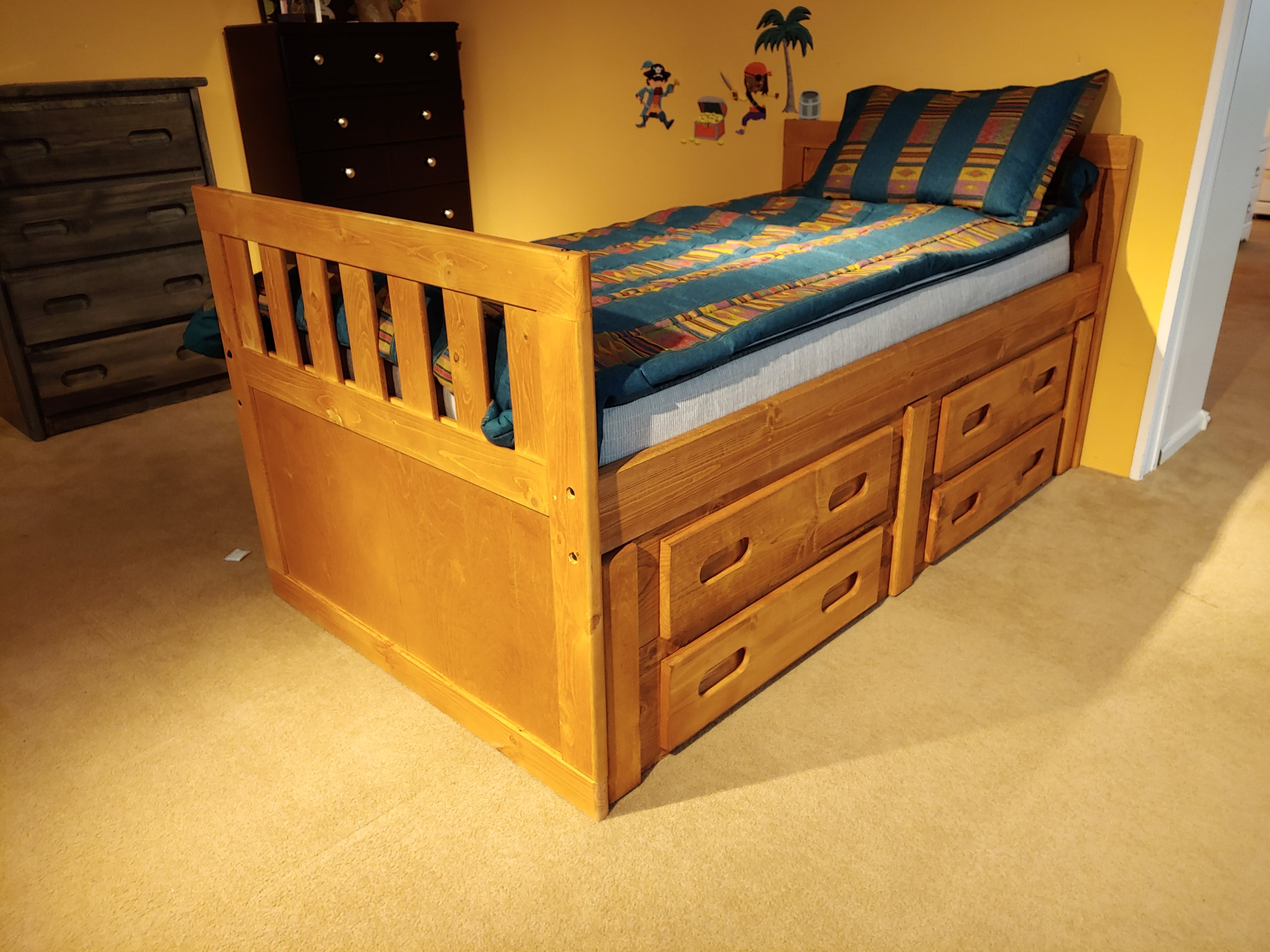 Captains bed 2024 with stairs