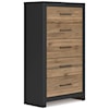 Signature Design by Ashley Vertani Five Drawer Chest