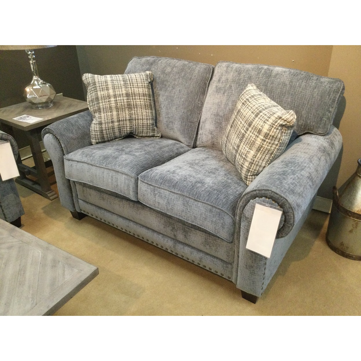 England 4250/N Series Silas Loveseat with Nails