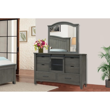 Dresser & Bedroom Mirror