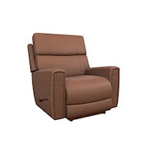 Contemporary Rocking Leather Recliner