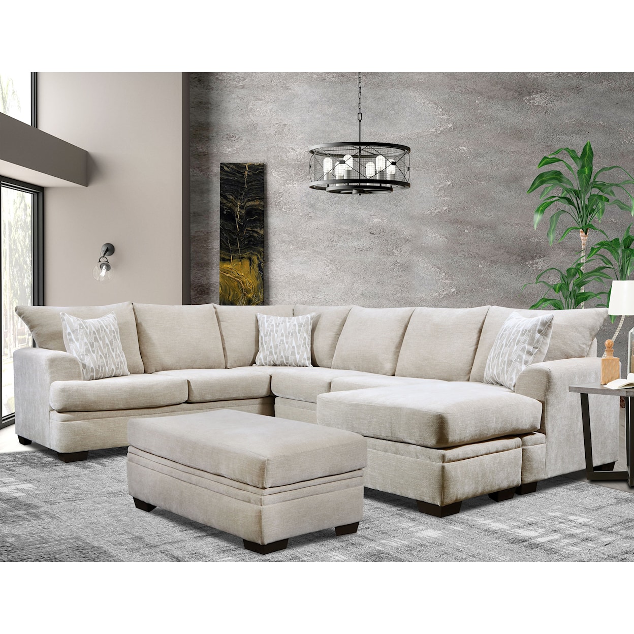 Peak Living 6800 2 Pc Sectional