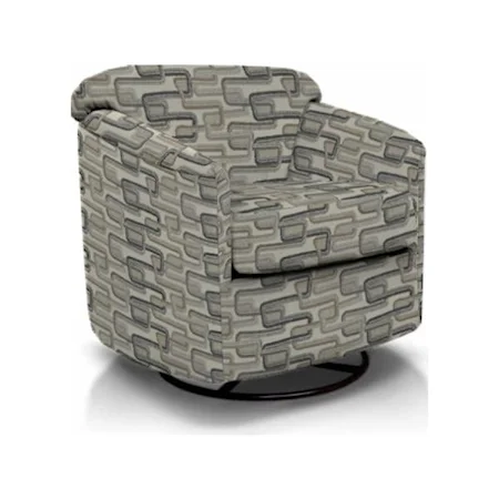 Contemporary Upholstered Swivel Chair