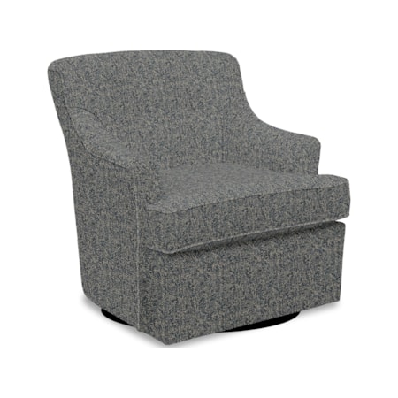 Upholstered Swivel Glider Accent Chair