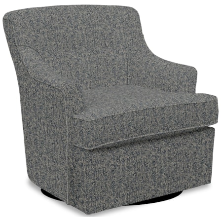 Upholstered Swivel Glider Accent Chair
