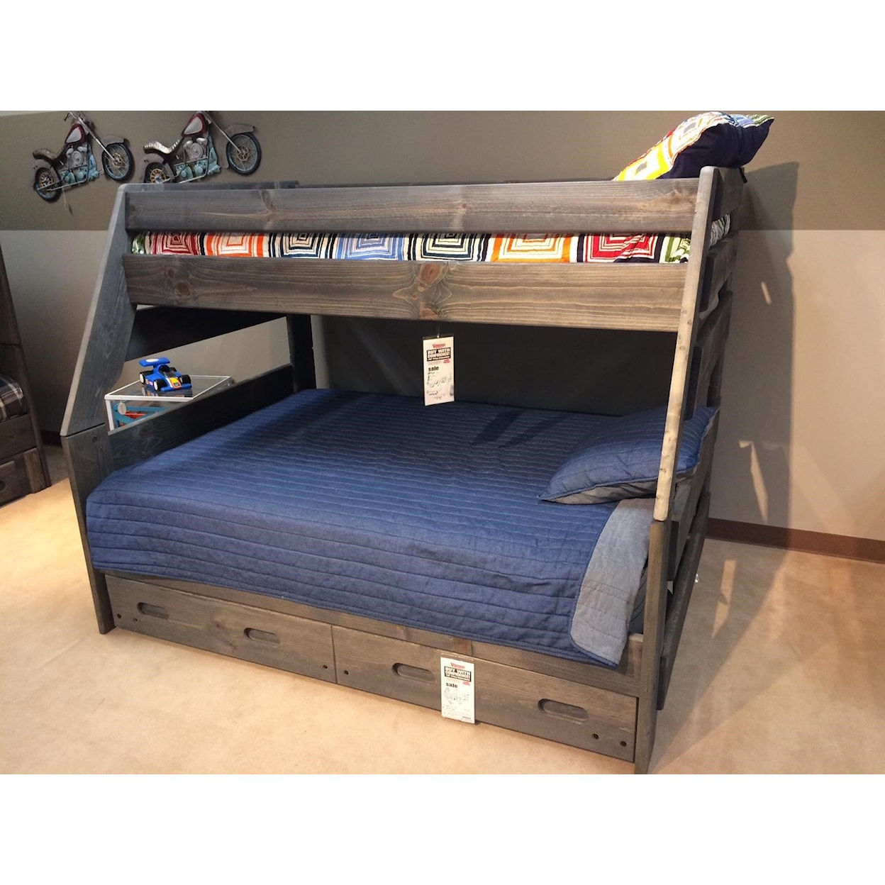 Trendwood Bunkhouse Twin Over Full Bunk Bed