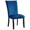 Elements International Francesco FRANCESCO 5 PC BLUE CHAIR DINING | SET