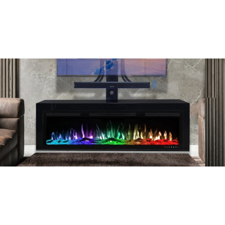 BRONX FIREPLACE WITH TV STAND & | SPEAKERS