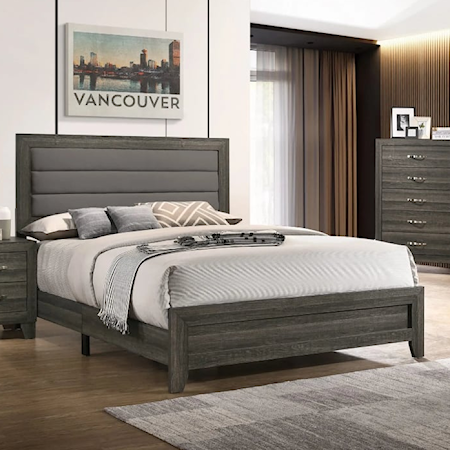 VANCOUVER GREY FULL BED |