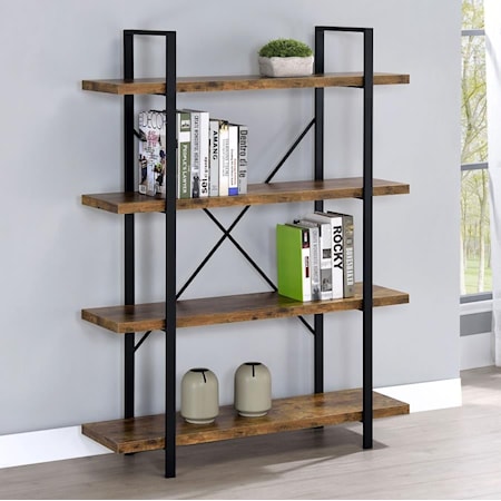 NUTMEG 4 SHELF BOOKCASE |