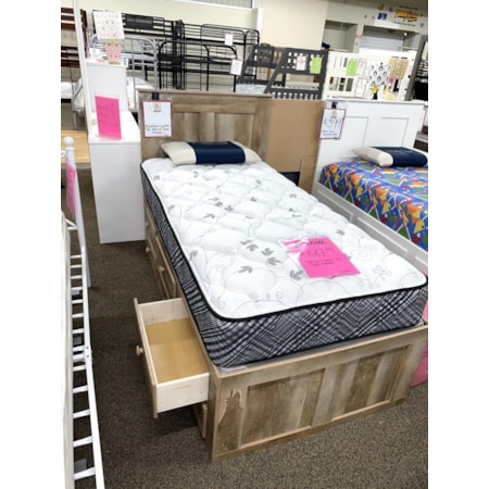 MOUNTAIN CAPTAIN TWIN BED | WITH SIDE DRAWER