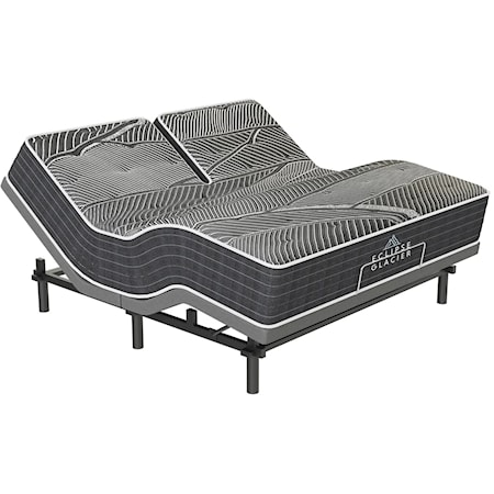 ECLIPSE GLACIER BLACK ICE FIRM... | SPLIT HEAD KING MATTRESS