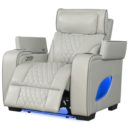 MEGATRON GREY DOUBLE POWER, | RECLINER L661