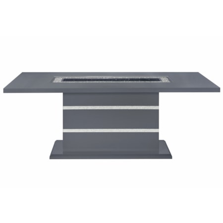 MOROCCO DARK GREY 7 PIECE DINING | SET