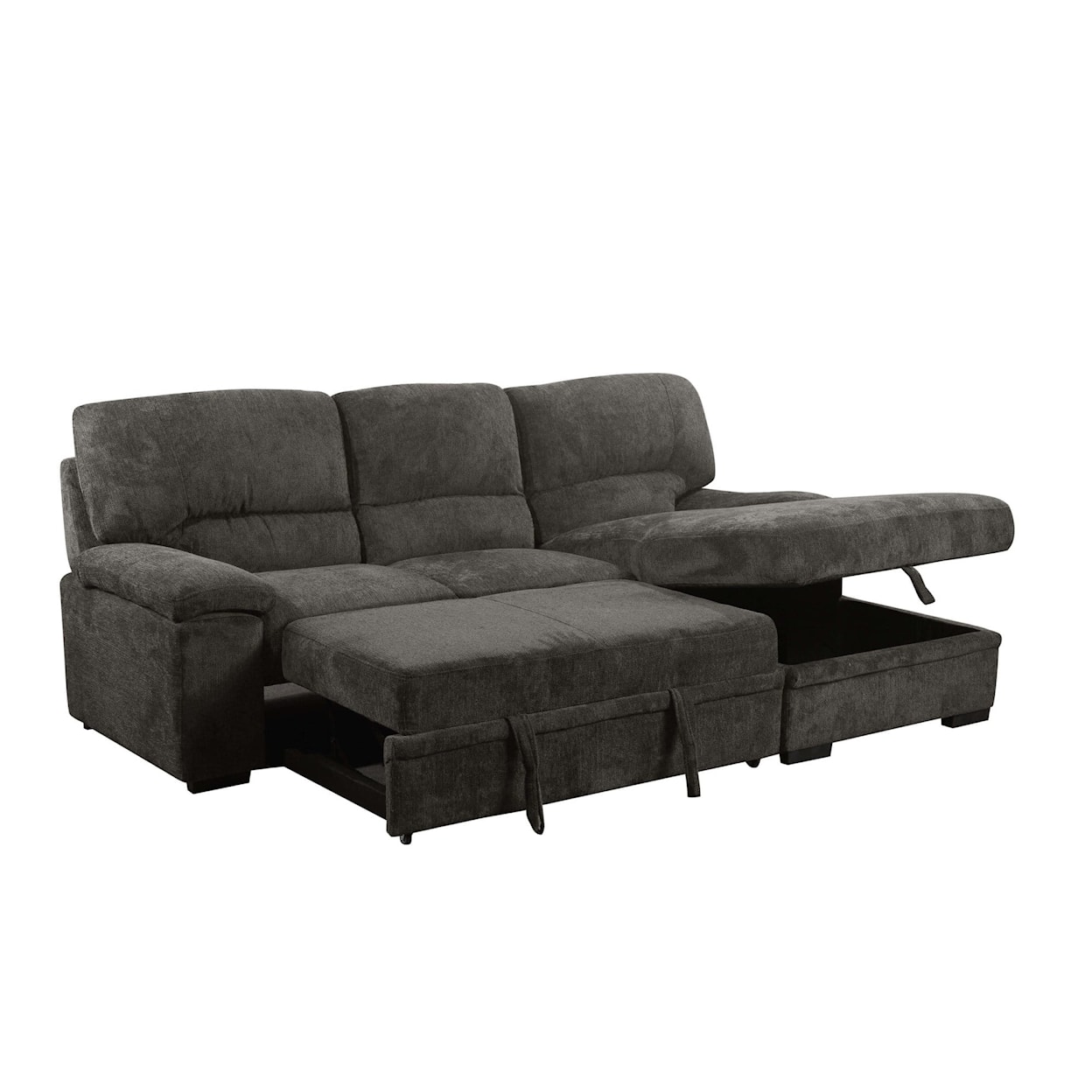 Primo International Tessa TESSA CHARCOAL 2 PIECE SLEEPER | SECTIONAL