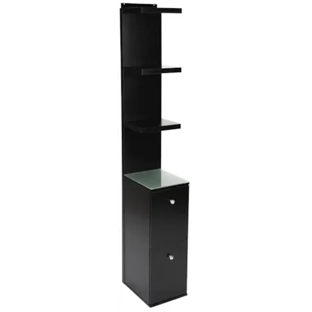 NELLY BLACK COLUMN WITH DRAWERS |