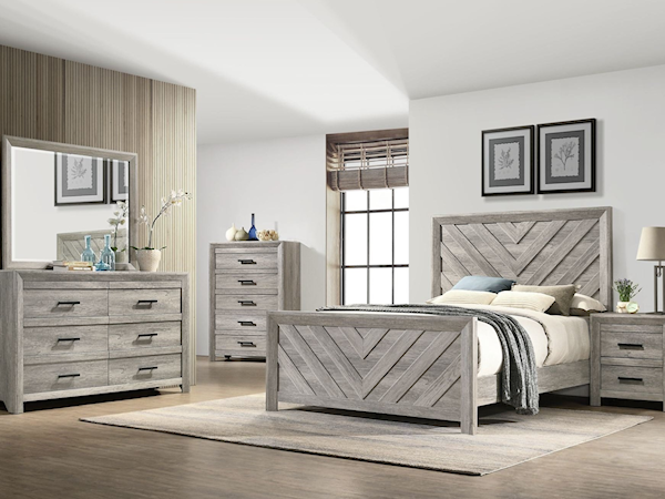 EMMA WHITE 4 PC QUEEN BEDROOM |