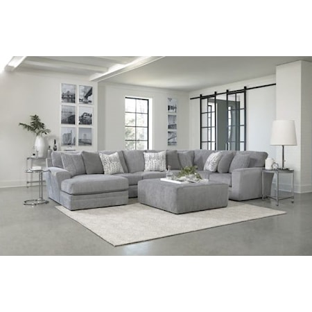 ICEBERG GREY 3 PIECE LSF CHAISE | SECTIONAL