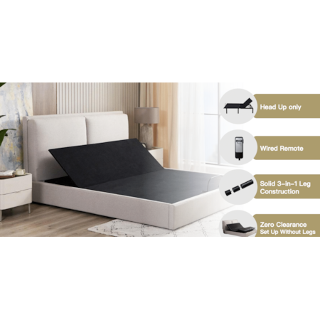 RELAXOR QUEEN HEAD UP ONLY | ADJUSTABLE BASE