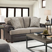 MARCO GREY TWO TONE LOVESEAT |