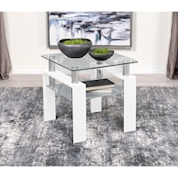 ACE WHITE END TABLE |