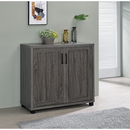 BRANDELL GREY SHORT ACCENT | CABINET