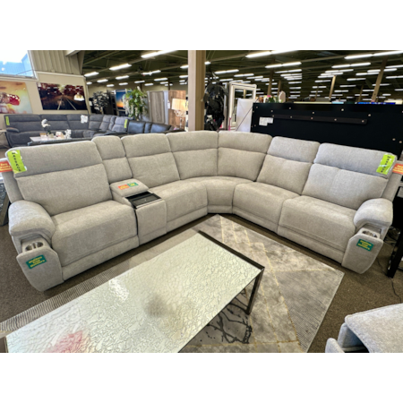 MILLER GREY TRIPLE POWER SECTIONAL | W/MASSA