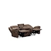 Nexoes Maryville MARYVILLE BROWN DOUBLE RECLINING | SOFA WITH